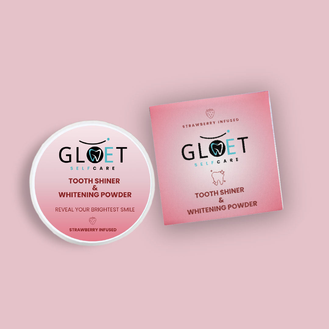 Strawberry Infused- Tooth Shiner and Whitening Powder/Polish